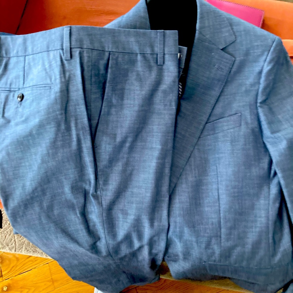 NWT Bonobos Chambray Suit